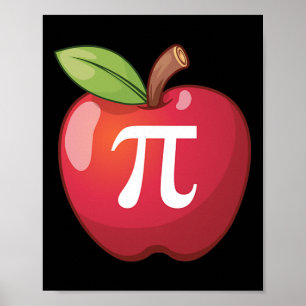 Affiche Apple Pi - Les professeurs de maths des amoureux d