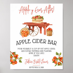 Affiche Apple-y à tout jamais ! Bar de cidre de pomme pour
