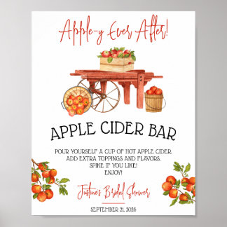 Affiche Apple-y à tout jamais ! Bar de cidre de pomme pour