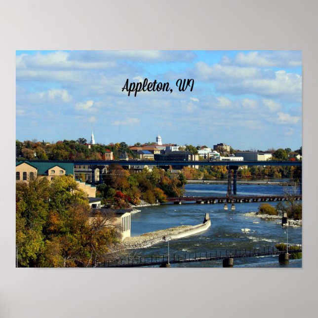 Affiche Appleton, Wisconsin photo paysage (Devant)