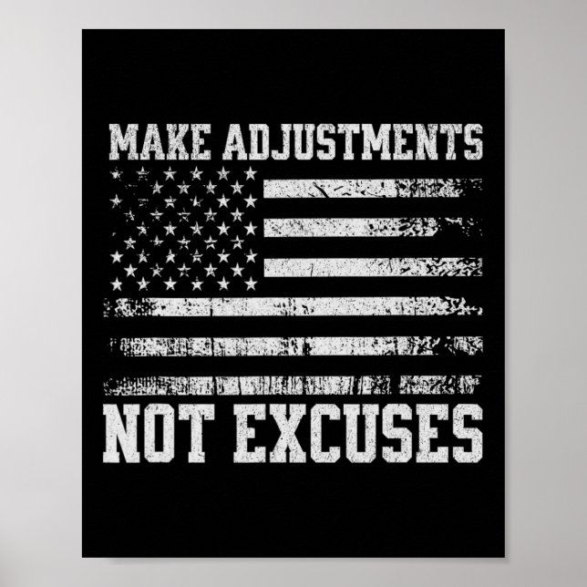 Affiche Apporter Des Ajustements Ne Explique Pas Le Drapea (Devant)