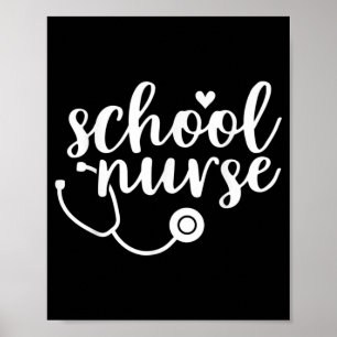 Affiche Appréciation des infirmières de l'école mignonne