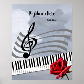 Affiche Appréciation musicale et talent personnalisent
