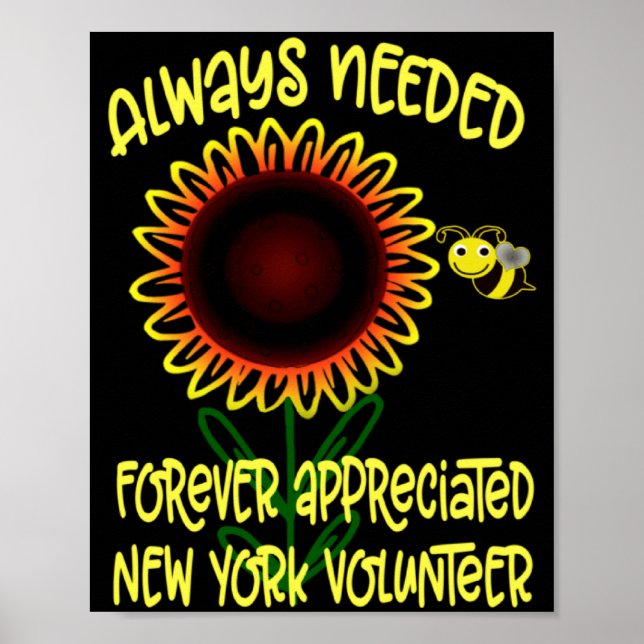 Affiche Appreciation New York Always Needed Volunteer Reco (Devant)