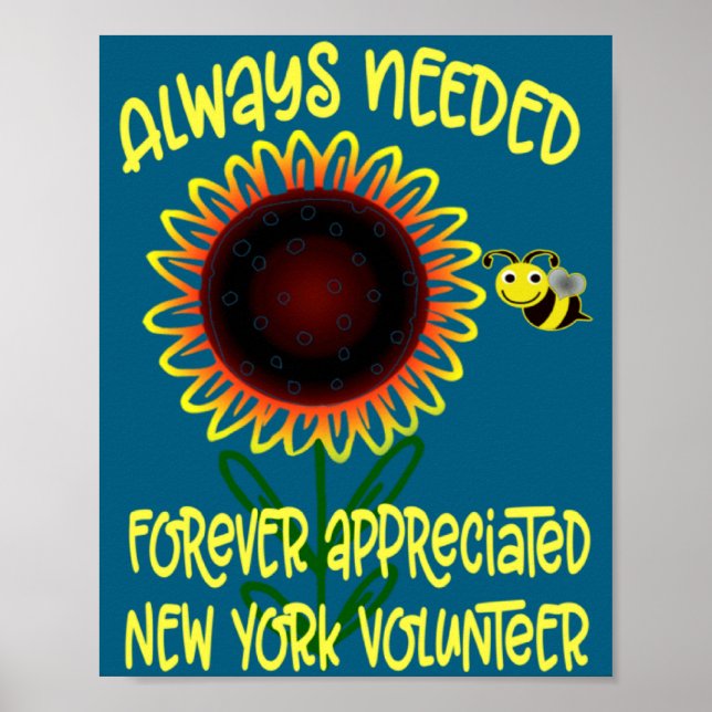 Affiche Appreciation New York Always Needed Volunteer Reco (Devant)