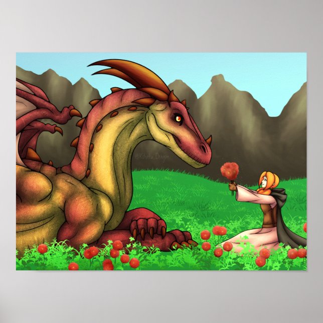 Affiche Apprécier un dragon (Devant)