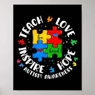 Affiche Apprendre Amour Espoir Inspirer Sensibilisation su