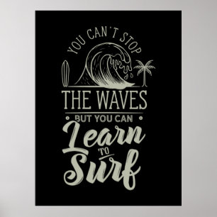 Affiche Apprendre Au Surf