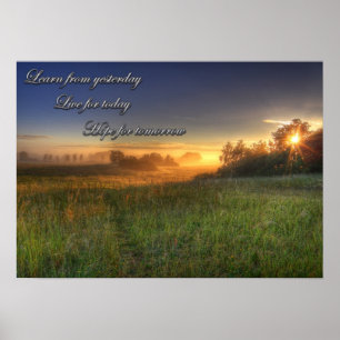 Affiche Apprenez de l'affiche d'hier .....