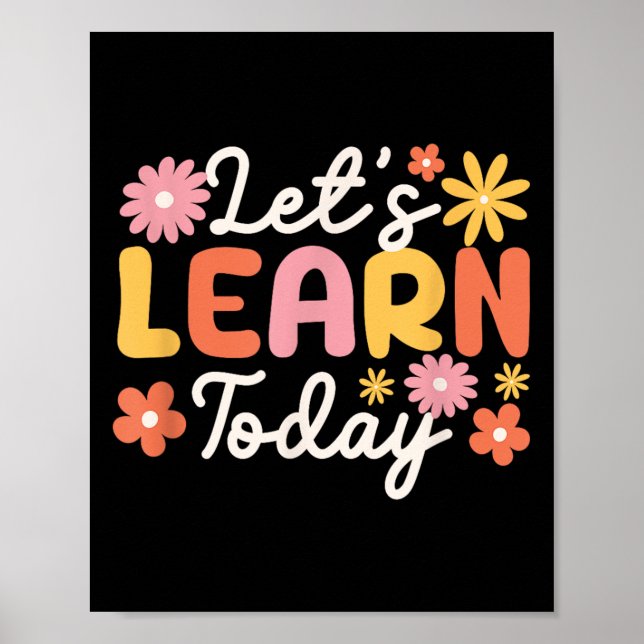 Affiche Apprenons aujourd'hui Enseignant Motivation Sayons (Devant)