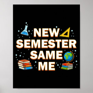 Affiche Apprentissage pour les examens Étudiant Apprendre