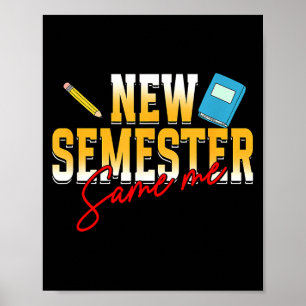 Affiche Apprentissage pour les examens Étudiant Apprendre
