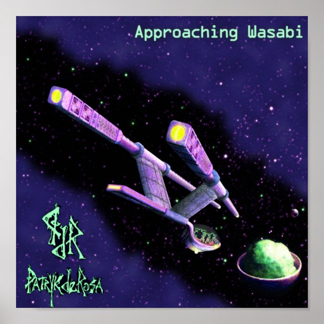 Affiche "Approcher Wasabi" par Jason T. Reimche (Devant)