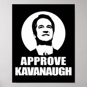Affiche Approuver le T Shirt Brett Kavanaugh Scotus Nommé