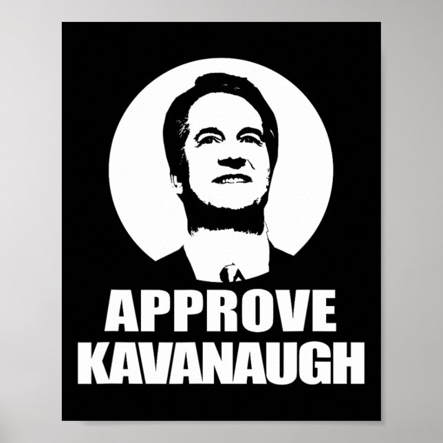 Affiche Approuver le T Shirt Brett Kavanaugh Scotus Nommé  (Devant)