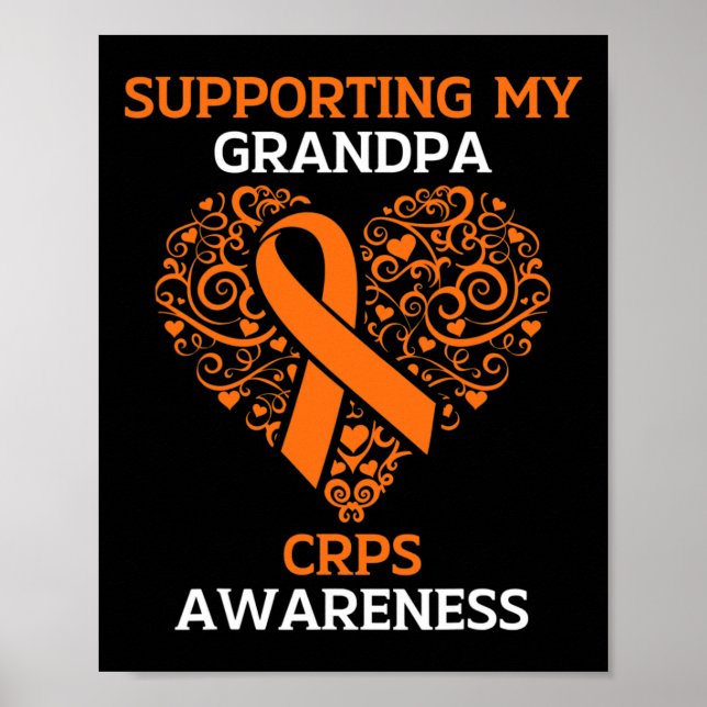 Affiche Appuyer Mon Grand-Père Rsd Mois De Sensibilisation (Devant)