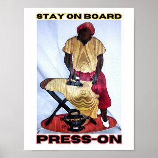 Affiche Appuyez-sur