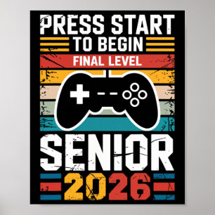 Affiche Appuyez sur Démarrer pour commencer le niveau fina