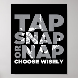 Affiche Appuyez Sur Snap Ou Nap Brazillian Jiu Jitsu Bjj