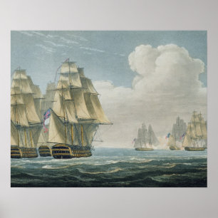 Affiche Après la bataille de Trafalgar, le 21 octobre