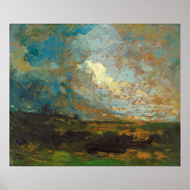 Affiche Après la douche - Edward Mitchell Banister (Devant)