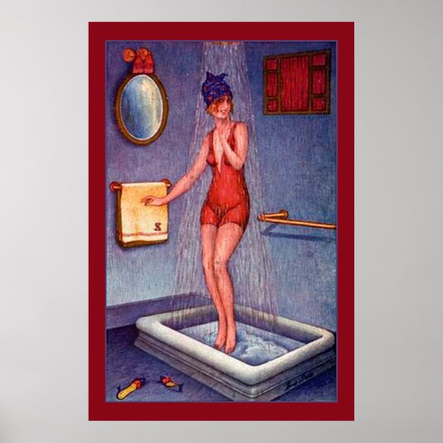 Affiche Après la natation (Devant)