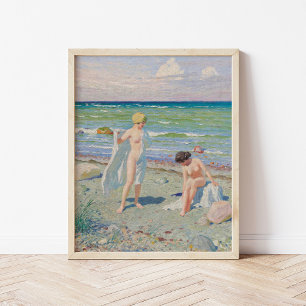 Affiche Après la natation   Paul Fischer