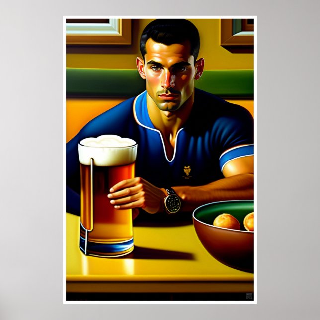 Affiche Après Le Jeu - Rugby Art Print (Devant)