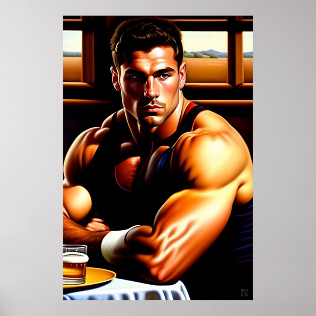 Affiche Après Le Jeu - Rugby Art Print (Devant)