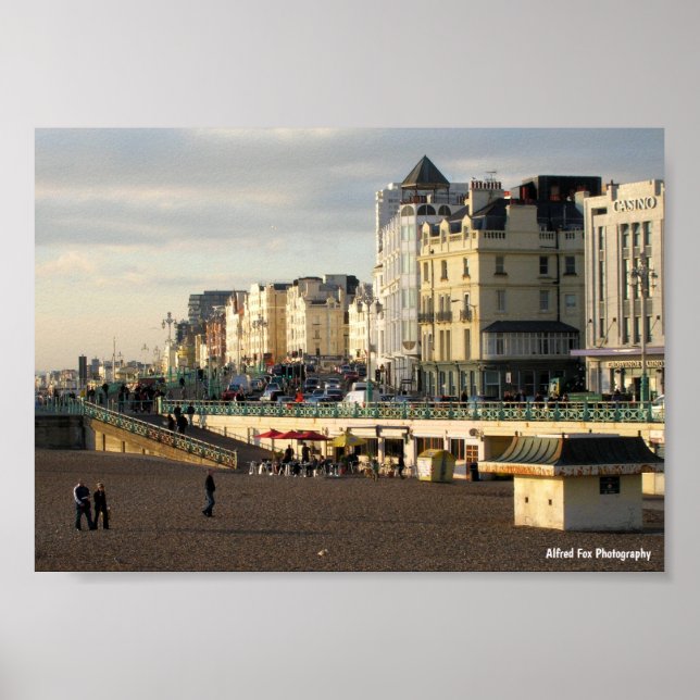 Affiche Après-midi au bord de la mer en Angleterre (Devant)