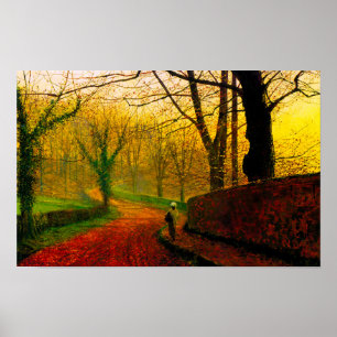 Affiche Après-midi de novembre à Stapleton Park Grimshaw