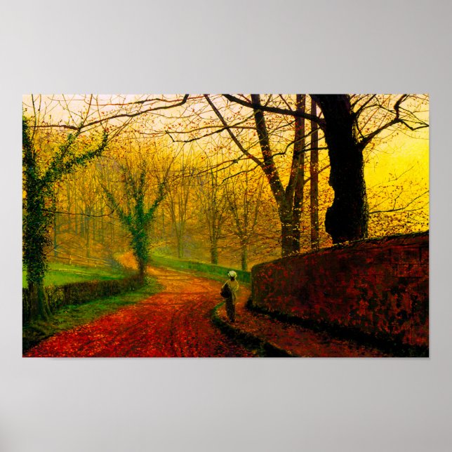 Affiche Après-midi de novembre à Stapleton Park Grimshaw (Devant)