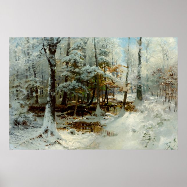 Affiche Après-midi d'hiver calme (Devant)