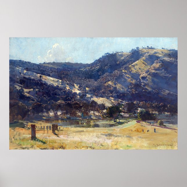 Affiche Après-midi Lumière Goulburn Valley Arthur Streeton (Devant)