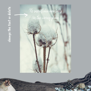 Affiche Après une chute de neige