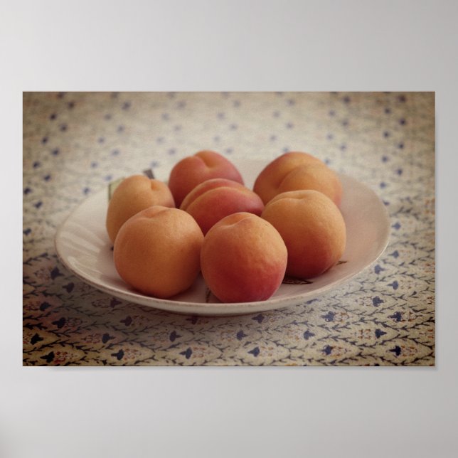 Affiche Apricots sur plaque (Devant)