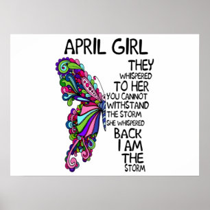 Affiche April Girl She Whispered