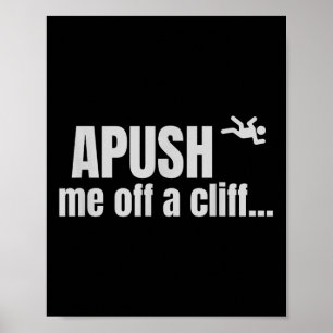 Affiche Apush Me Hors De Cliff Ap Examen Test Pour Les Étu