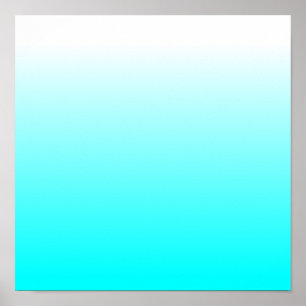 Affiche Aqua Ombre personnalisable
