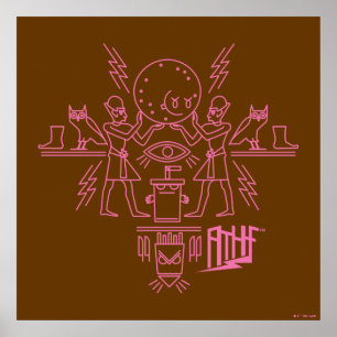 Affiche Aqua Teen Hunger Force Hieroglyphics