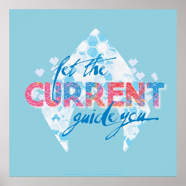 Affiche Aquaman | "a laissé le guide actuel vous" (Devant)