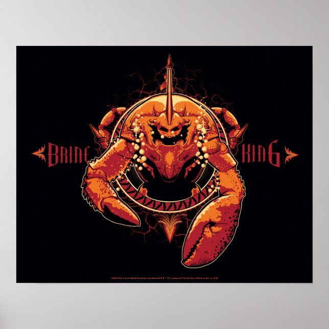 Affiche Aquaman | Brine King Graphic (Devant)