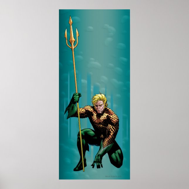 Affiche Aquaman Crouching (Devant)