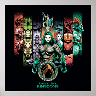 Affiche Aquaman | Graphique d'Atlanteans "Unite The Kingdo