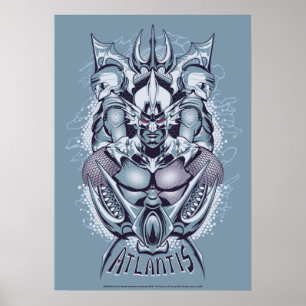 Affiche Aquaman Orme Roi d'Atlantis Graphic