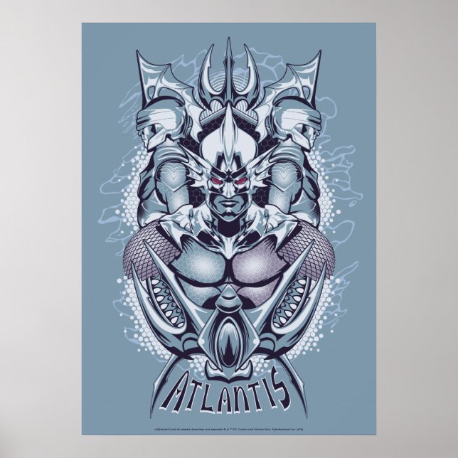 Affiche Aquaman | Orme Roi d'Atlantis Graphic (Devant)