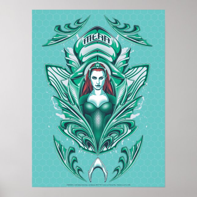 Affiche Aquaman | Ornate Mera Graphic (Devant)