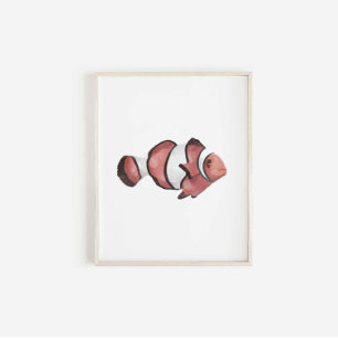 Affiche Aquarelle à queue jaunâtre