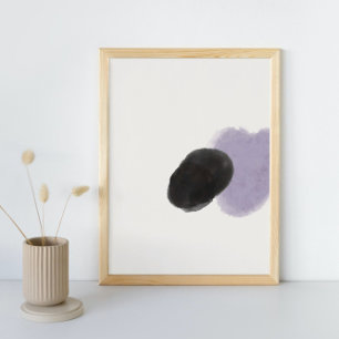 Affiche Aquarelle Abstraite géométrique, Abstraite, minima