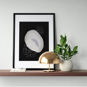 Affiche Aquarelle Abstraite géométrique, Abstraite, minima